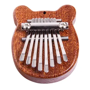 8 keys solid wood/Acrylic Kalimba Thumb Piano 8-tone Mini Kalimba for Kids and Adults Beginners Musical Instrument Present