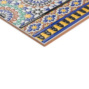 Piastrella per Bordo Patio Rosette 20x20 Cm Lucida con Bordi Rettificati - Product Image 3