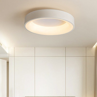 Plafonnier intelligent LED moderne pour chambre à coucher en fer acrylique 80 avec surface IP65 Emballage d'échantillon de qualité hôtelière avec logo client 110V