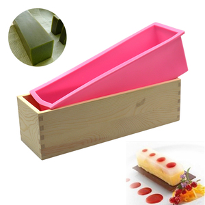 Khuôn Xà Phòng Silicone Hình Chữ Nhật Bền 1200Ml Thân Thiện Với Môi Trường Khuôn Xà Phòng Làm Bằng Tay Lớn Bằng Silicon Kèm Hộp Gỗ Để Làm Xà Phòng - Product Image 2