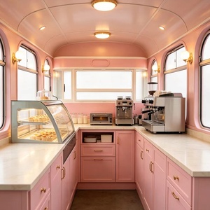 Chariot alimentaire multifonctionnel et pratique, incluant des donuts, des desserts et des collations ; personnalisable pour usage commercial. - Product Image 1