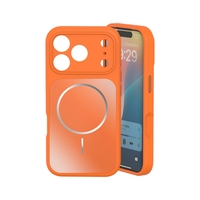 Étui de téléphone en silicone liquide antichoc de luxe premium avec anneau magnétique, grand étui en acrylique pour iPhone 13-18