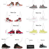 Kostenloser Versand verschiedene Düfte 68 Designs Sneaker Papier Lufter frischer auf Lager