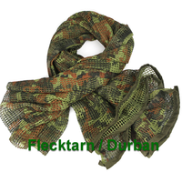 Fabricant professionnel – Écharpe tactique Flecktarn à grande grille, en coton Durban, camouflage numérique en maille, Shemagh
