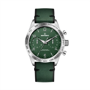 นาฬิกาข้อมือผู้ชายธุรกิจ สแตนเลสสตีล โครโนกราฟ มาสเตอร์ สายหนัง ดำน้ำได้ ระบบออโตเมติก ความเร็ว 100 เมตร พร้อมโลโก้สั่งทำพิเศษ - Product Image 2