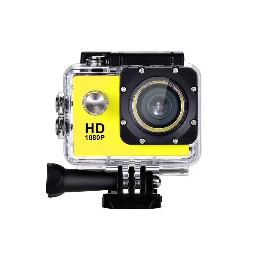 Underwater best action camera 2 Inch body waterproof action camera hd 1080p action sport camera lens sport cam 360 degree