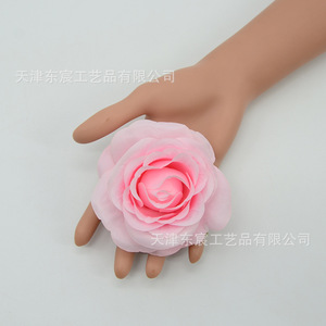 Fleurs artificielles en soie Dongchen Crafts, roses hollandaises, 10 cm, base en soie, pour décoration de mariage, accessoires photo, décoration intérieure - Product Image 2