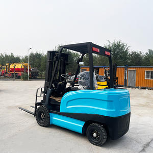 Servicio ODM de WOERKAI, Montacargas Eléctrico de <span class=keywords><strong>4</strong></span> Ruedas, 3t 2.5t CPD25, 3-9m, Batería de Iones de Litio, Neumáticos Grandes, Luz LED, 12 Meses de Garantía - Product Image 3