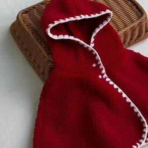 Versione coreana in autunno inverno mantello ragazzi ragazze pile per bambino antivento scialle caldo - Product Image 5