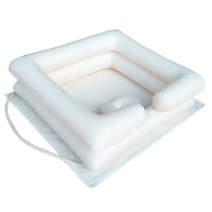 Lavabo Gonfiabile Quadrato Bianco Portatile Personalizzato 60x56x20cm per Disabili e Allettati - Product Image 4