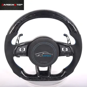 Customized Car Steering Wheel Steering Wheel Fit for VW Golf 7 R MK7 GTI Real Carbon Fiber Steering Wheel