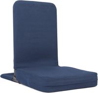Chaise pliante de sol avec coussin d'assise épais, chaise de sol pour stade avec dossier rembourré, chaise pour loisirs, yoga et salle de sport scolaire