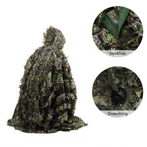 3D Leafy Camouflage Ghillie <b>Suit</b> Lightweight Breathable Hunting Clothes for Men - Product Image 2