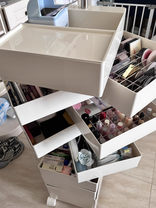 Table d'appoint multifonctionnelle moderne <span class=keywords><strong>de</strong></span> style nordique pour salon, chariot <span class=keywords><strong>de</strong></span> rangement pour salon <span class=keywords><strong>de</strong></span> coiffure, armoire <span class=keywords><strong>de</strong></span> beauté détachable pour spa - Product Image 4