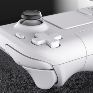 EXtremeRate Coque de Remplacement Blanche pour Console de Jeu Steam Deck LCD - Product Image 3
