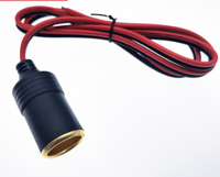 Câble Chargeur Allume-Cigare Universel 12V 10A Max 120W, Adaptateur de Prise Femelle pour Applications Moto