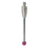 Longueur M4-50mm-6mm Ruby Ball-Tung Tige en acier CNC Touch Probe Stylus CMM Touch Probe Stylus 3D Precision Positioning Stylus