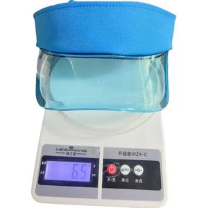 Casquette à visière transparente à bord plat unisexe, protection solaire estivale, sports de plein air, 100% acrylique, imprimé délavé, style frais et doux - Product Image 4