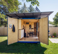 Maisons mobiles personnalisables Logement en conteneur pliable Villa de luxe en structure acier