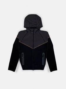 Ensemble de survêtement streetwear Syworld en molleton bouclette oversize avec sweat à capuche zippé et pantalon évasé pour <span class=keywords><strong>homme</strong></span> - Product Image 4
