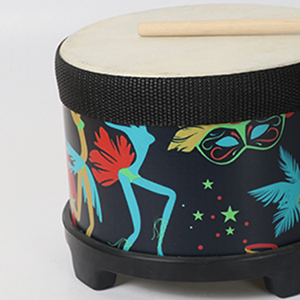 Instrumento de percusión infantil de 5 + 6 pulgadas de buena calidad al por mayor tambor <span class=keywords><strong>Bongo</strong></span> de madera para niños - Product Image 4