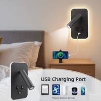 Pour la maison intérieur chambre Protection des yeux lampe réglable tête applique murale lit côté lecture applique murale/appliques murales/applique murale Led