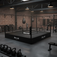 Fabricant de rings de boxe réglementaires, plateforme de tournoi à montage rapide |   Ring de boxe robuste pour usage commercial ou en salle de sport