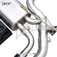 Tuyaux d'échappement Catback en acier inoxydable Boska pour BMW X5M/X6M F85/F86 4.4TT 2015-2019, silencieux avec système de soupape, système d'échappement