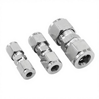 Sambungan Equal Union Baja Tahan Karat 304 Heavy-Duty 12mm Multi-ukuran untuk Sambungan Pipa Tembaga/Baja Tahan Karat untuk Sistem Pneumatik