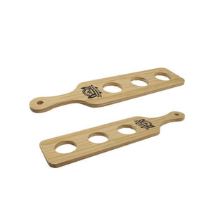 Bar Bandeja de vuelo de madera promocional Tablero de vuelo de vaso de chupito para whisky - Product Image 4