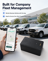 Traceur GPS magnétique Trevaron Auto 10000mAh à longue autonomie pour la gestion de flotte d'entreprise et la sécurité des véhicules (avec application)