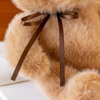 Offre Spéciale ruban arc ours en peluche Super doux géant taille humaine peluche poupée dormir Long oreiller pour la Saint-Valentin