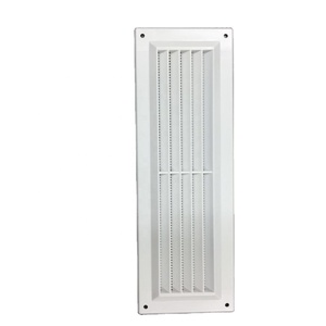 9''X3'' Fixed Fixed White <strong>Plastic</strong> Air Louvre <strong>Vent</strong> <strong>Cover</strong> - Product Image 1