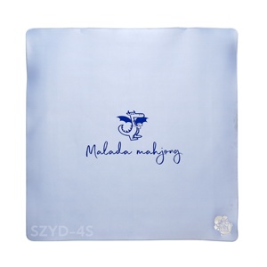 Tappetino Personalizzato Ricamato per Mahjong, Monocolore con Monogramma, per Giocare a Mahjong - Product Image 1