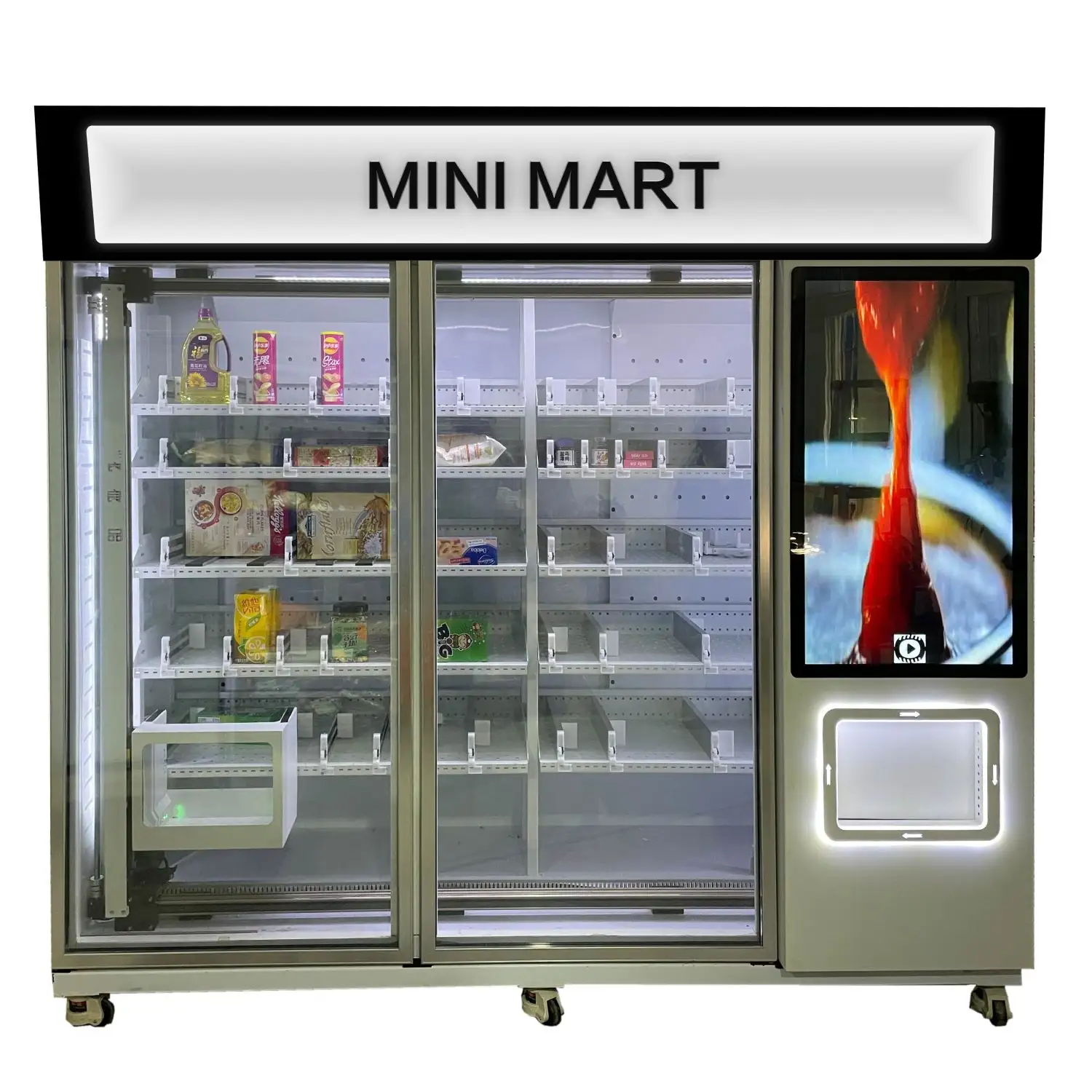 Торговый автомат для косметики Mini mart, торговый автомат для глаз, ресниц, губ, наклеек, бальзам для губ, крема, киоск, торговый автомат