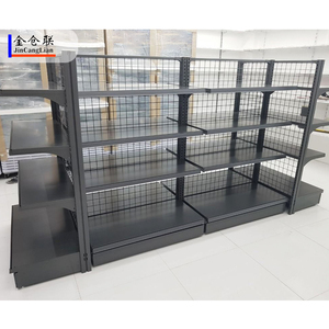 Siêu Thị Store Kệ Đặt Làm Không Boltless Kệ Trưng Bày Cửa Hàng Bán Lẻ Giá Đỡ Một Mặt Hai Mặt Giá Đỡ Gondola Kim Loại Nhiều Lớp - Product Image 1