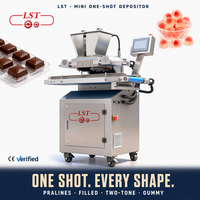 Machine de dépose automatique de chocolat LST en acier inoxydable 304, 1 à 4 moules/min, pour petites/moyennes usines, état neuf