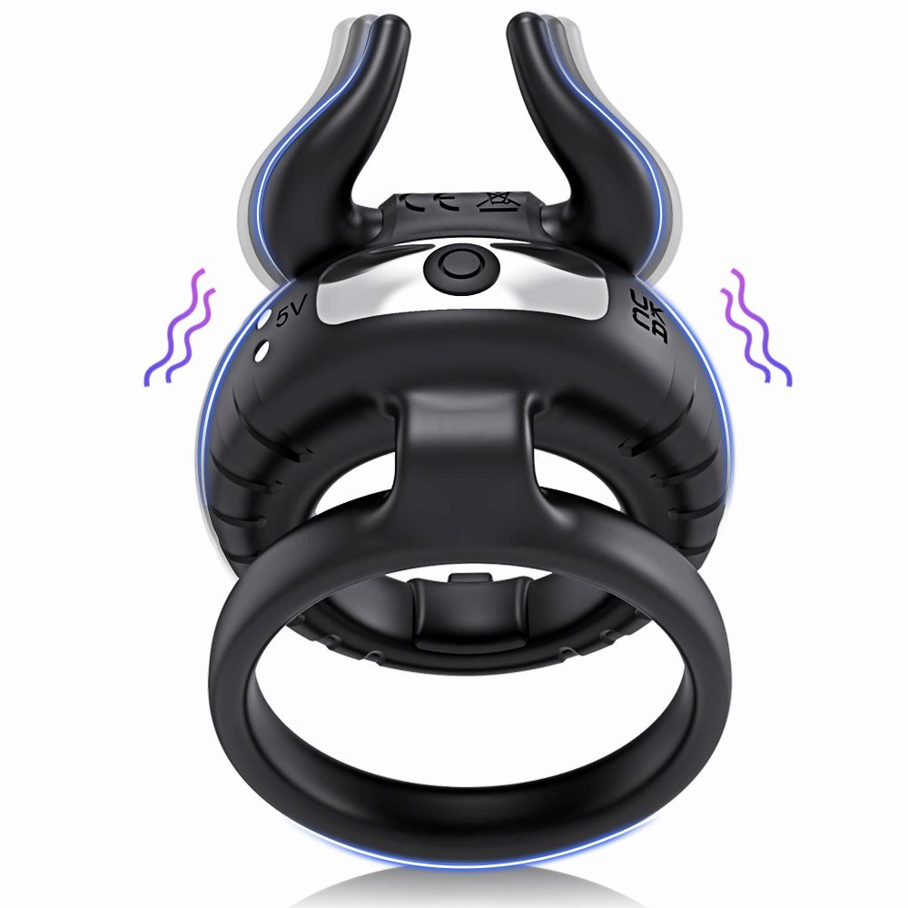 penisring stier Stier Cock Ring-Doppelte Durchdringung Hahn und Ball Ring main image 0