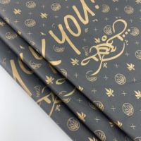 Vente en gros, papier solide imperméable de 60cm, élégance abondante coréenne, bon savon pour les mains, papier d'emballage de fleurs