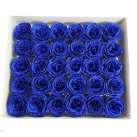 Têtes de fleurs artificielles ODIS en paillettes dorées lumineuses, roses sans tige, pour mariage, Saint-Valentin, décorations Qixi, DIY