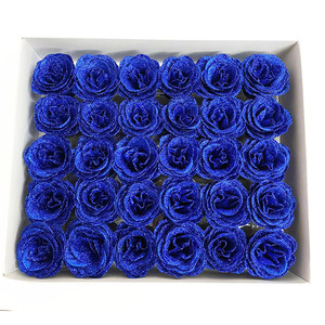Têtes <span class=keywords><strong>de</strong></span> fleurs artificielles ODIS Luminous Gold Dust Glitter <span class=keywords><strong>Rose</strong></span>, roses artificielles sans tige pour décorations <span class=keywords><strong>de</strong></span> mariage, artisanat DIY - Product Image 5