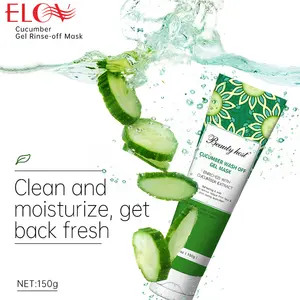 Beauty Products Cucumber Facial Mask Gel Organic Strong Moisturizing Refreshing Firming Anti Wrinkle Plant Extract Face SPA Care