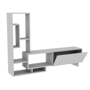 Modern Floating Wall <strong>TV</strong> Cabinet White Furniture Wooden <strong>TV</strong> Stand Wall <strong>Units</strong> <strong>Designs</strong> - Product Image 5
