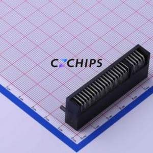 3091-10102T PCI/PCIe Connector Bent Lead Through Hole,P=1mm Connector 98P 142P Right Angle Insert PCI-E 3.0 - Product Image 2