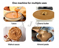 Machine professionnelle pour la fabrication de beurre de cacahuètes, machine à faire du tahini, machine à broyer la sauce au sésame pour le beurre de cacahuètes