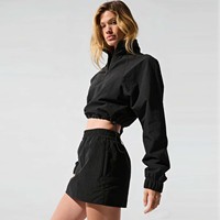 Ensemble de vêtements de randonnée et de sport vintage AiLOstyle pour femmes, avec fermeture éclair, protection solaire, pour le golf et le tennis, commerce extérieur transfrontalier
