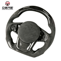 Volant de course en fibre de carbone véritable personnalisé, accessoires de modification intérieure pour Toyota GR Supra A90 MK5