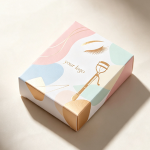 FX Creative Cosmetic Paper Carton with Transparent Display <b>Window</b> Metallic <b>Foil</b> Decoration and Full Color Printing - Product Image 2
