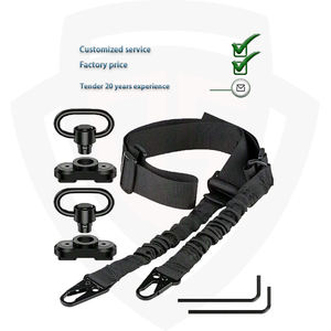 Doublesafe Personnaliser Oxford Nylon PP Polypropylène Matériau <span class=keywords><strong>QD</strong></span> Épaulettes Deux Points Tactique Gun Rope Sling - Product Image 1