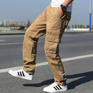 Abbigliamento da lavoro Casual da <span class=keywords><strong>uomo</strong></span> <span class=keywords><strong>pantaloni</strong></span> Cargo traspiranti ecologici antistatici <span class=keywords><strong>con</strong></span> ampie tasche <span class=keywords><strong>laterali</strong></span> comodi <span class=keywords><strong>pantaloni</strong></span> in tessuto a vita media - Product Image 3